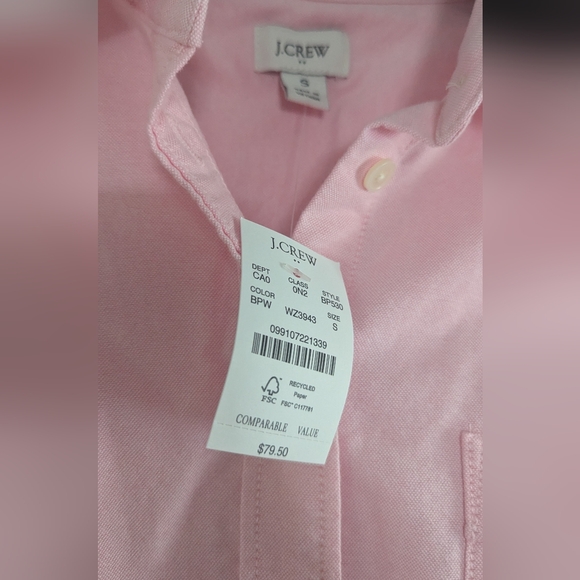 JCrew Factory Cotton Button down shirt Size S - Picture 4 of 4
